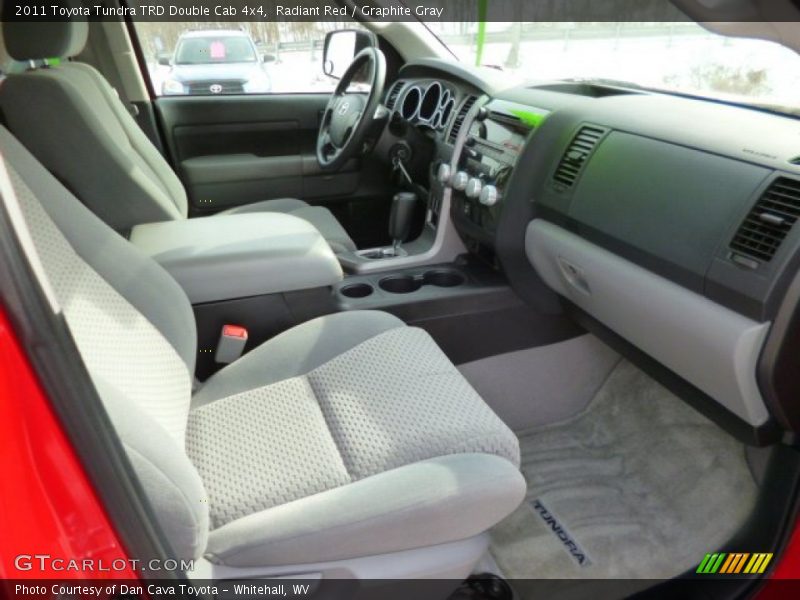 Radiant Red / Graphite Gray 2011 Toyota Tundra TRD Double Cab 4x4