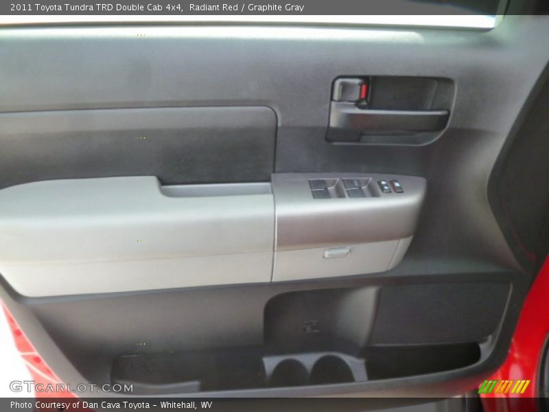 Radiant Red / Graphite Gray 2011 Toyota Tundra TRD Double Cab 4x4
