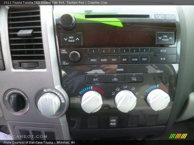 Radiant Red / Graphite Gray 2011 Toyota Tundra TRD Double Cab 4x4