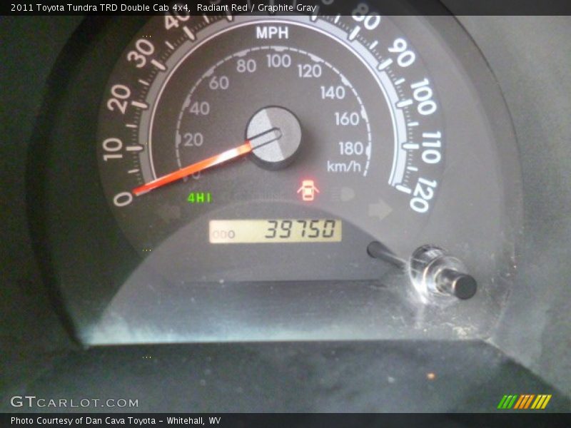 Radiant Red / Graphite Gray 2011 Toyota Tundra TRD Double Cab 4x4