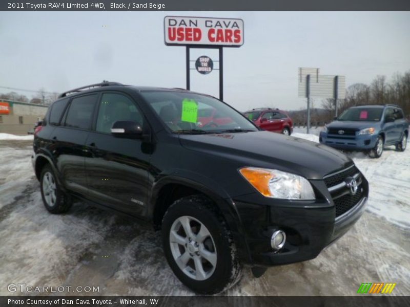 Black / Sand Beige 2011 Toyota RAV4 Limited 4WD