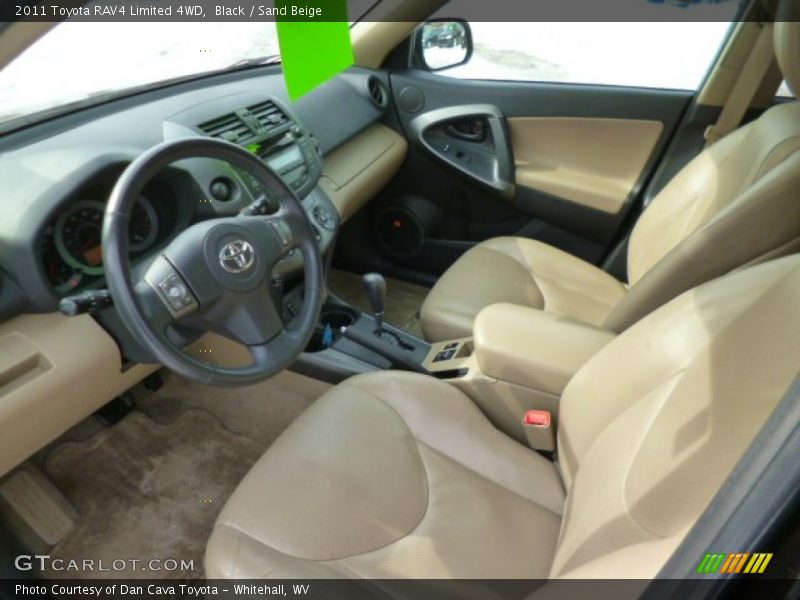 Black / Sand Beige 2011 Toyota RAV4 Limited 4WD