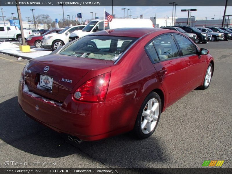 Red Opulence / Frost Gray 2004 Nissan Maxima 3.5 SE