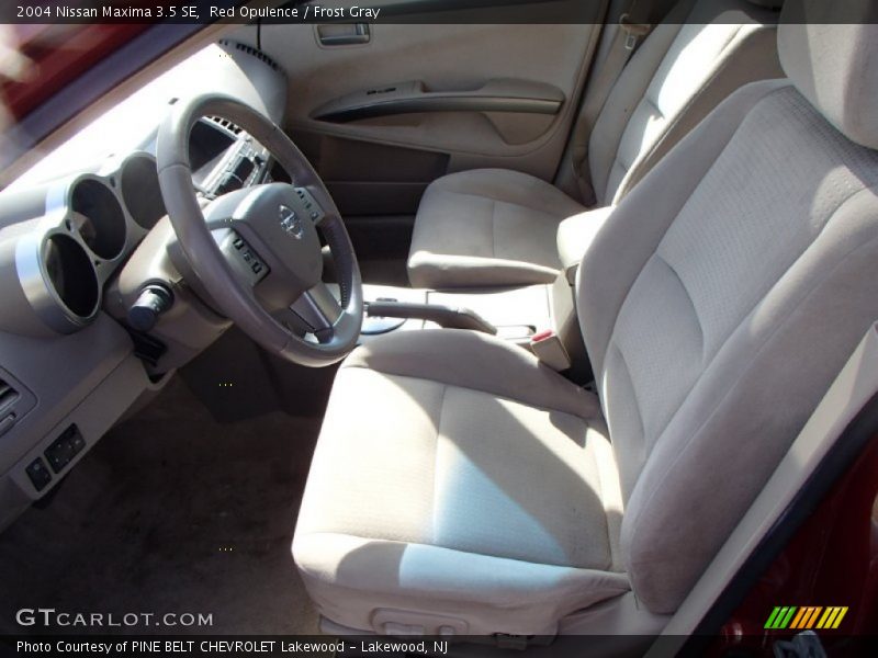 Red Opulence / Frost Gray 2004 Nissan Maxima 3.5 SE