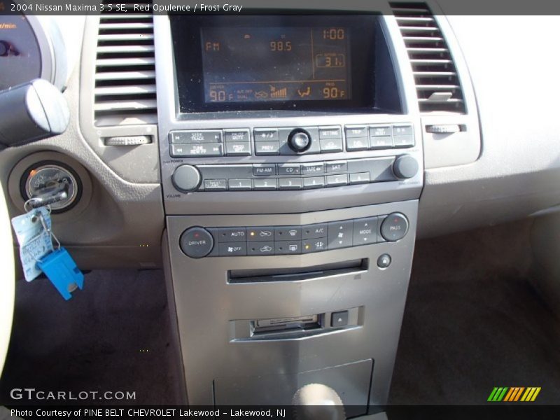 Red Opulence / Frost Gray 2004 Nissan Maxima 3.5 SE