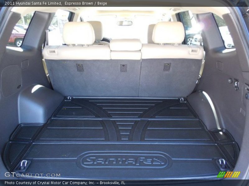 Espresso Brown / Beige 2011 Hyundai Santa Fe Limited