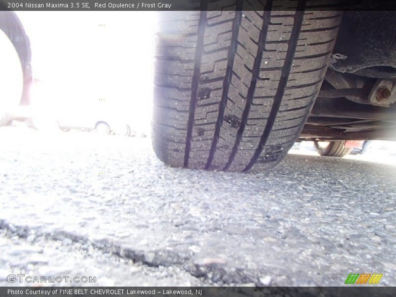 Red Opulence / Frost Gray 2004 Nissan Maxima 3.5 SE
