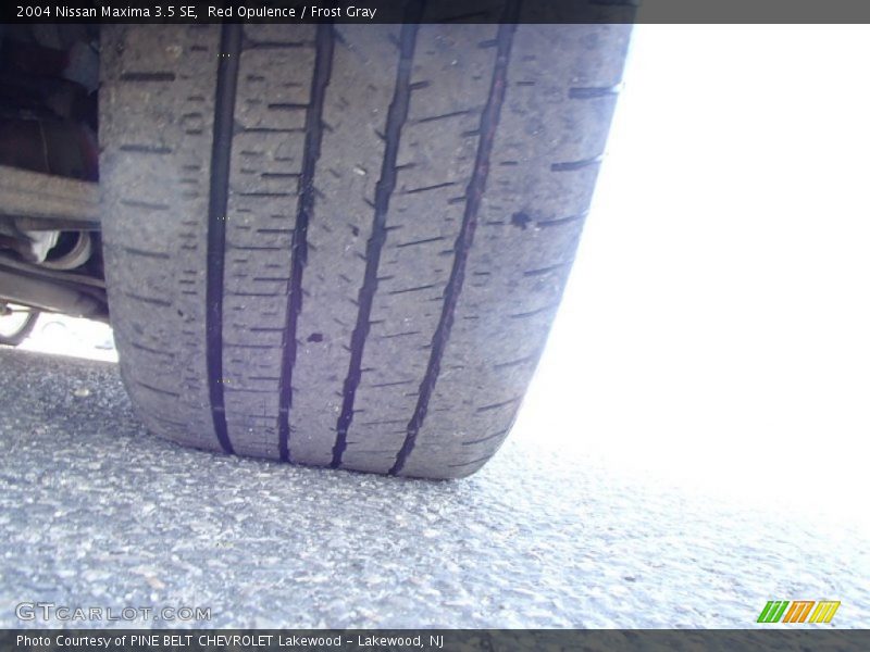 Red Opulence / Frost Gray 2004 Nissan Maxima 3.5 SE