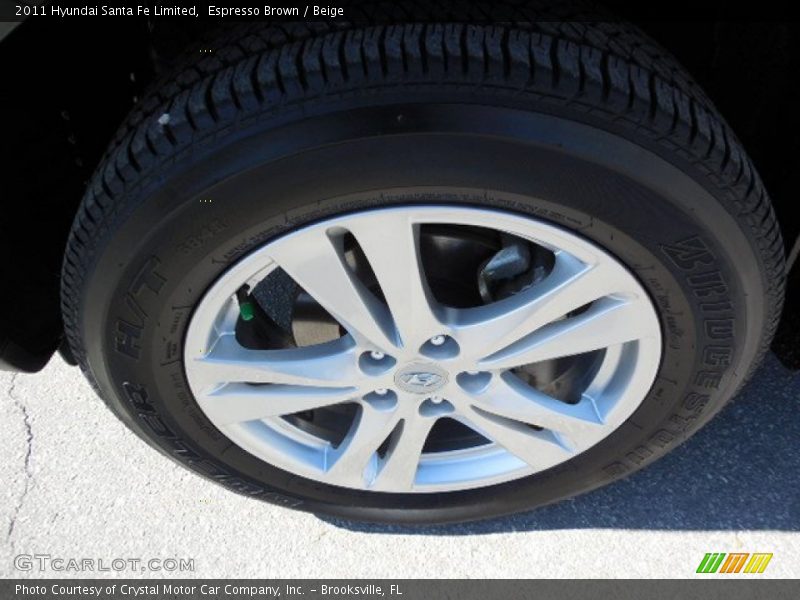 Espresso Brown / Beige 2011 Hyundai Santa Fe Limited