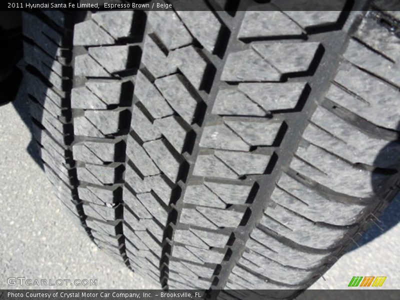 Espresso Brown / Beige 2011 Hyundai Santa Fe Limited