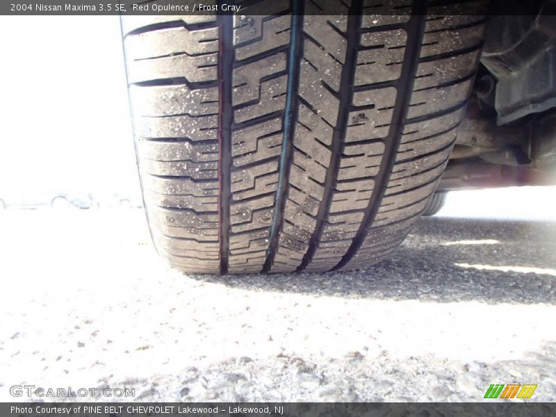 Red Opulence / Frost Gray 2004 Nissan Maxima 3.5 SE