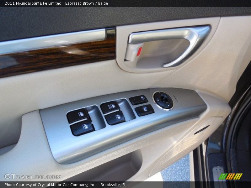 Espresso Brown / Beige 2011 Hyundai Santa Fe Limited