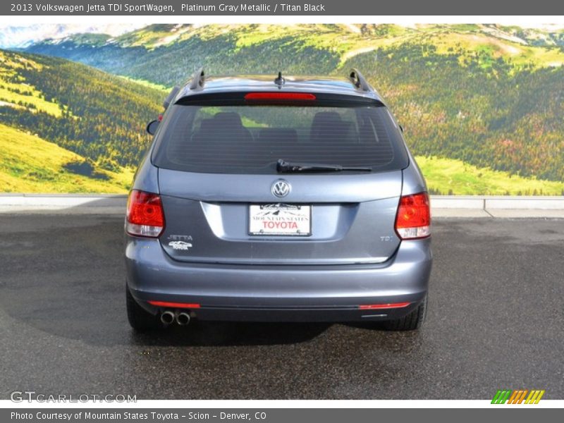 Platinum Gray Metallic / Titan Black 2013 Volkswagen Jetta TDI SportWagen