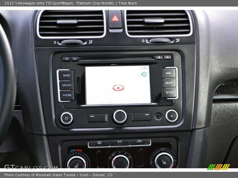 Platinum Gray Metallic / Titan Black 2013 Volkswagen Jetta TDI SportWagen