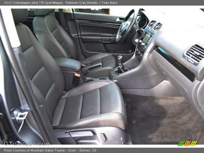 Platinum Gray Metallic / Titan Black 2013 Volkswagen Jetta TDI SportWagen