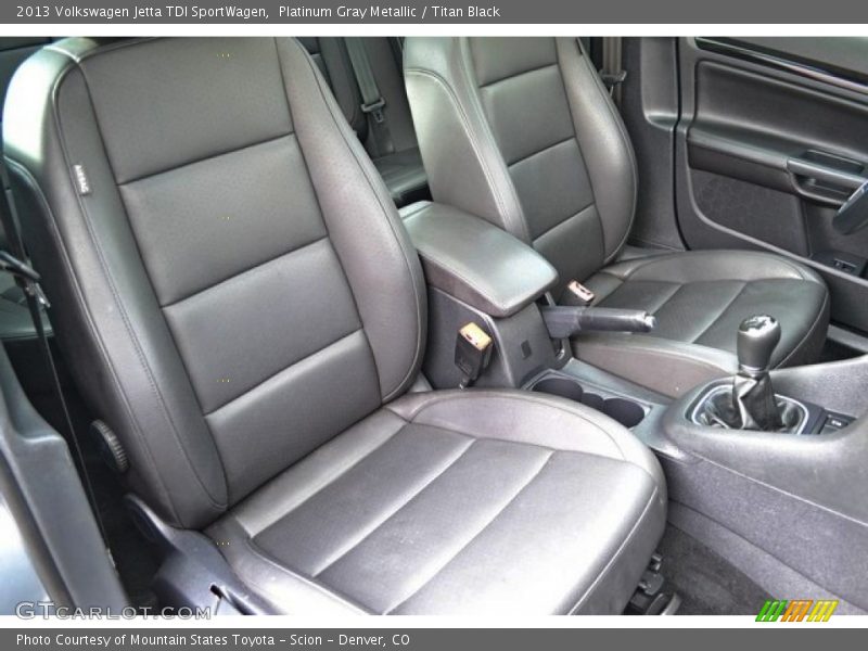 Platinum Gray Metallic / Titan Black 2013 Volkswagen Jetta TDI SportWagen