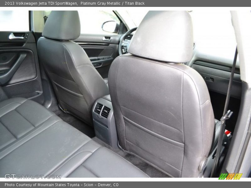 Platinum Gray Metallic / Titan Black 2013 Volkswagen Jetta TDI SportWagen