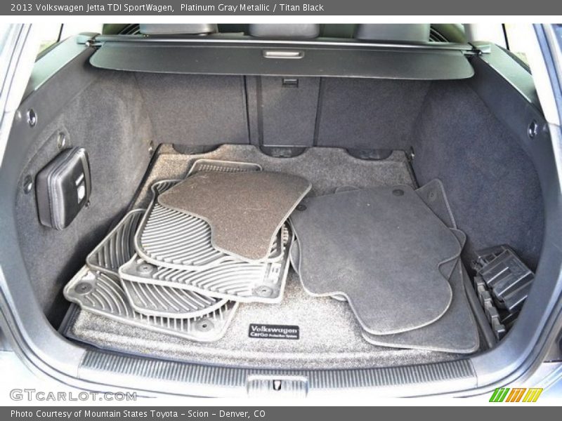Platinum Gray Metallic / Titan Black 2013 Volkswagen Jetta TDI SportWagen