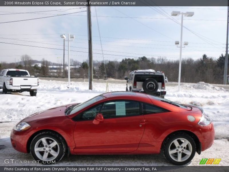 Sunset Orange Pearlescent / Dark Charcoal 2006 Mitsubishi Eclipse GS Coupe