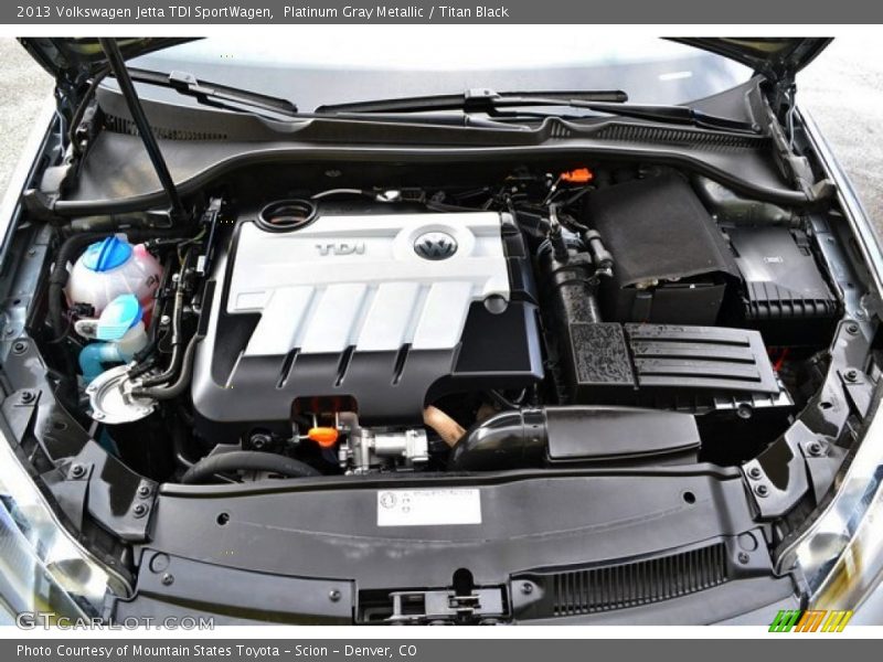 Platinum Gray Metallic / Titan Black 2013 Volkswagen Jetta TDI SportWagen