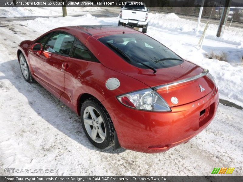 Sunset Orange Pearlescent / Dark Charcoal 2006 Mitsubishi Eclipse GS Coupe