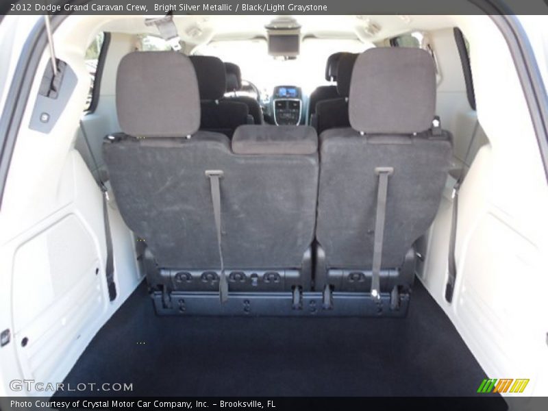 Bright Silver Metallic / Black/Light Graystone 2012 Dodge Grand Caravan Crew