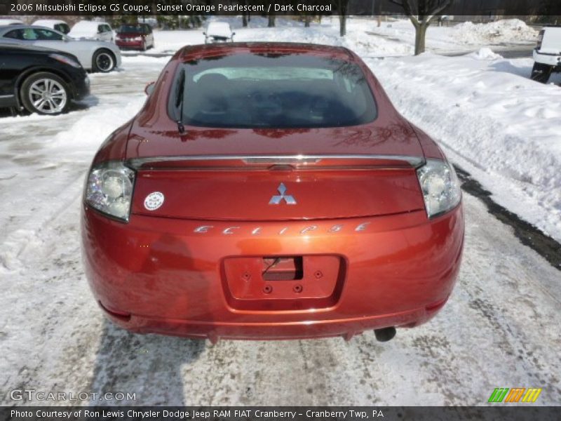 Sunset Orange Pearlescent / Dark Charcoal 2006 Mitsubishi Eclipse GS Coupe