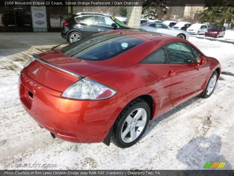 Sunset Orange Pearlescent / Dark Charcoal 2006 Mitsubishi Eclipse GS Coupe