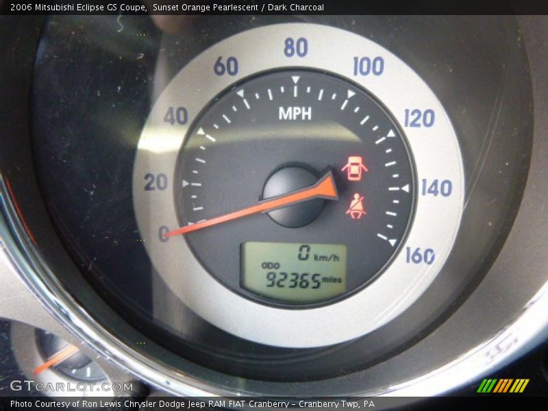 Sunset Orange Pearlescent / Dark Charcoal 2006 Mitsubishi Eclipse GS Coupe