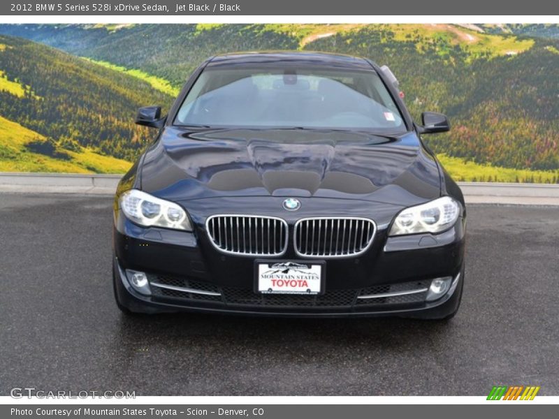 Jet Black / Black 2012 BMW 5 Series 528i xDrive Sedan