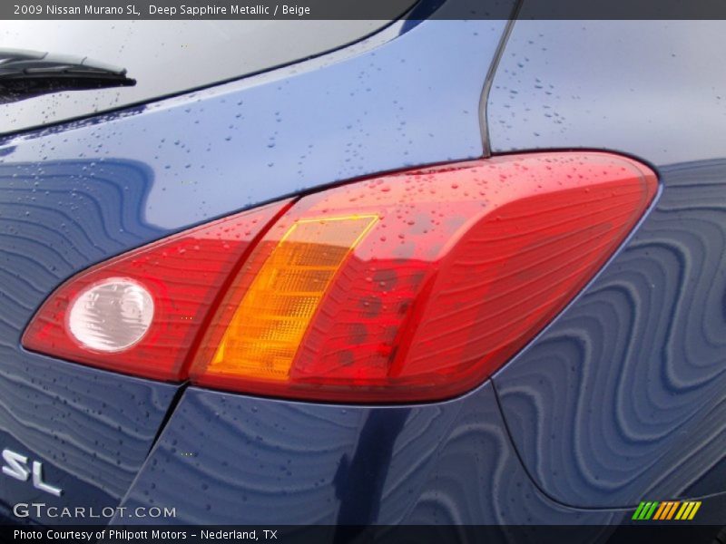Deep Sapphire Metallic / Beige 2009 Nissan Murano SL
