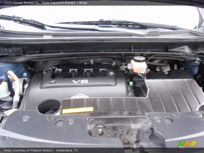 Deep Sapphire Metallic / Beige 2009 Nissan Murano SL