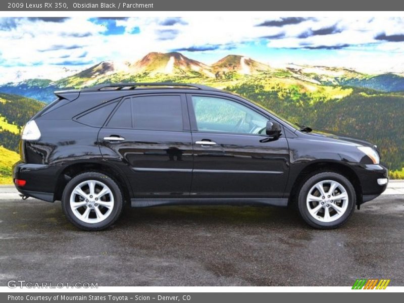 Obsidian Black / Parchment 2009 Lexus RX 350