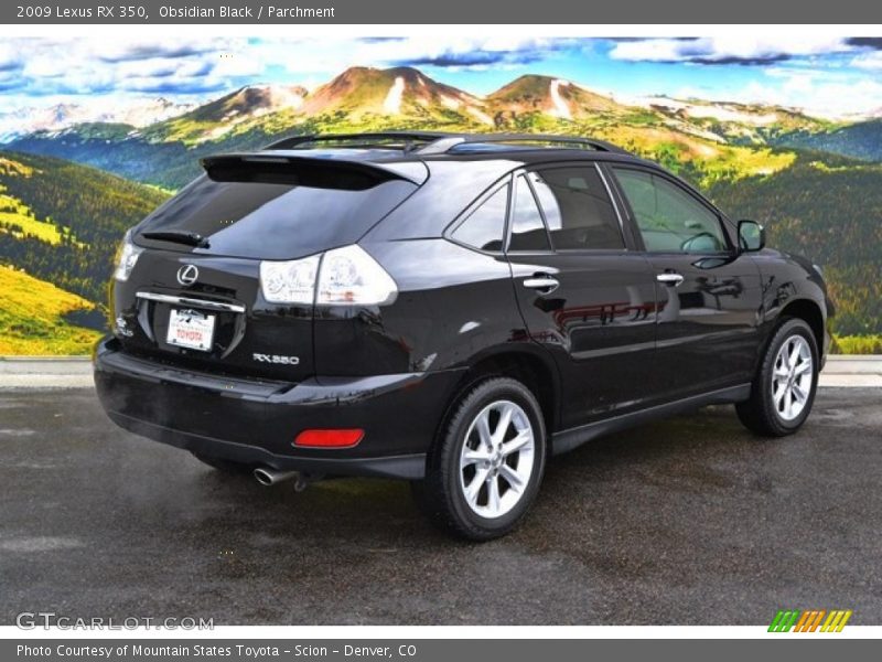 Obsidian Black / Parchment 2009 Lexus RX 350