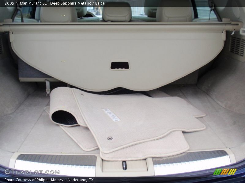 Deep Sapphire Metallic / Beige 2009 Nissan Murano SL