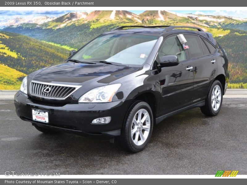 Obsidian Black / Parchment 2009 Lexus RX 350