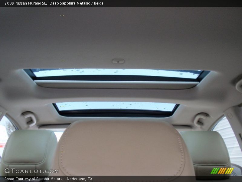 Deep Sapphire Metallic / Beige 2009 Nissan Murano SL