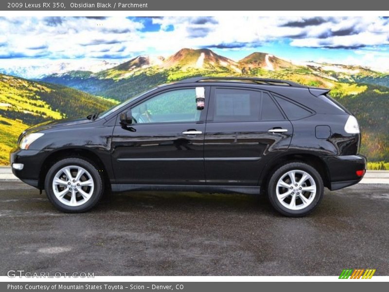 Obsidian Black / Parchment 2009 Lexus RX 350
