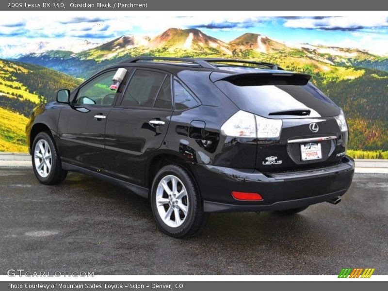 Obsidian Black / Parchment 2009 Lexus RX 350