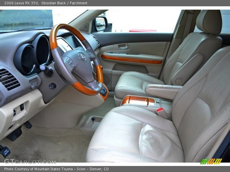 Obsidian Black / Parchment 2009 Lexus RX 350