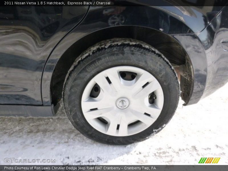 Espresso Black / Charcoal 2011 Nissan Versa 1.8 S Hatchback