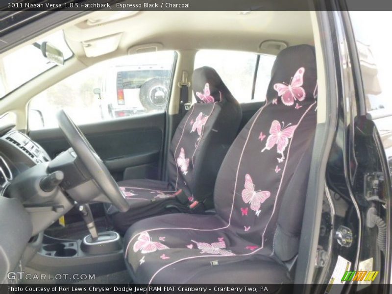 Espresso Black / Charcoal 2011 Nissan Versa 1.8 S Hatchback