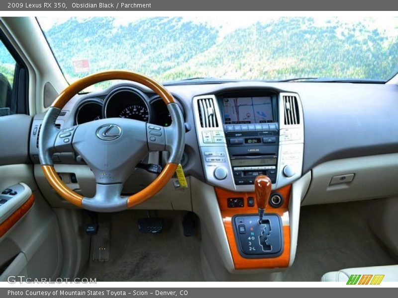 Obsidian Black / Parchment 2009 Lexus RX 350