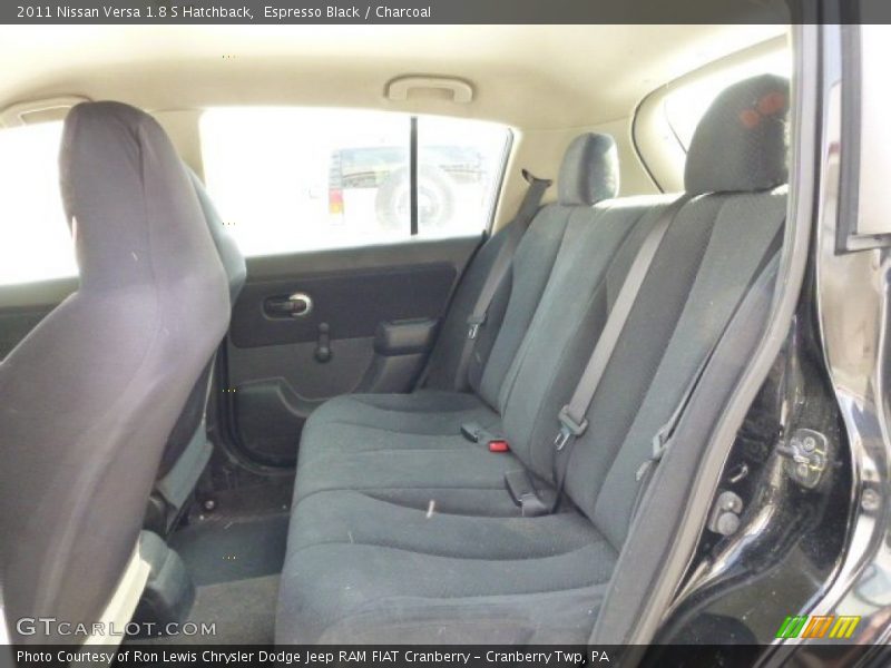 Espresso Black / Charcoal 2011 Nissan Versa 1.8 S Hatchback