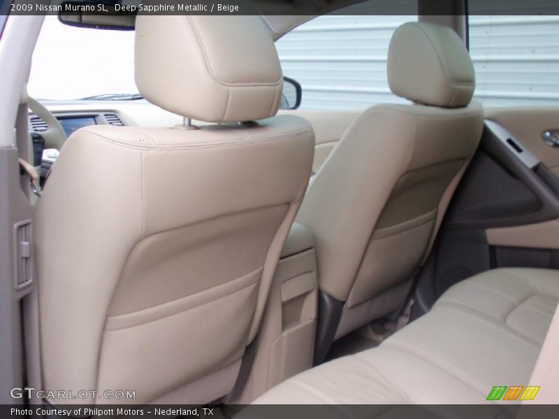Deep Sapphire Metallic / Beige 2009 Nissan Murano SL