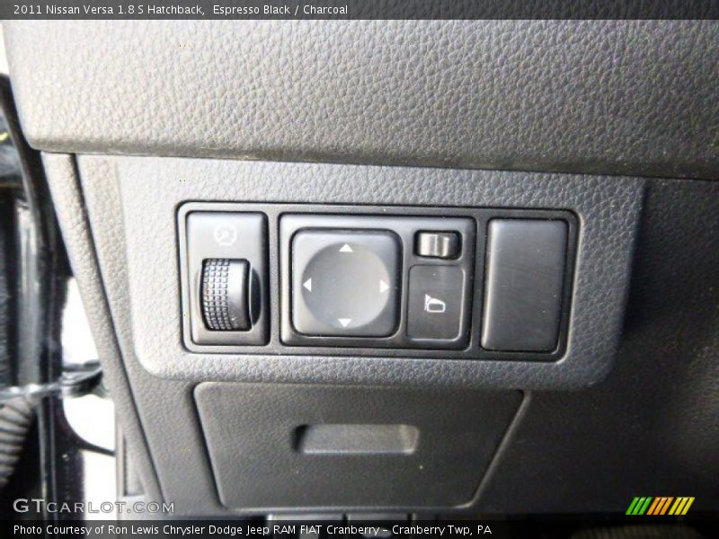 Espresso Black / Charcoal 2011 Nissan Versa 1.8 S Hatchback