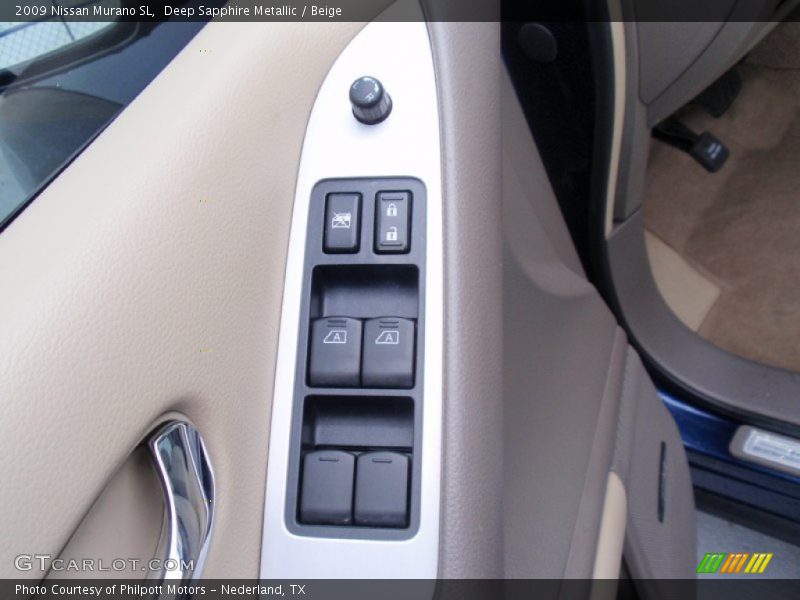 Deep Sapphire Metallic / Beige 2009 Nissan Murano SL
