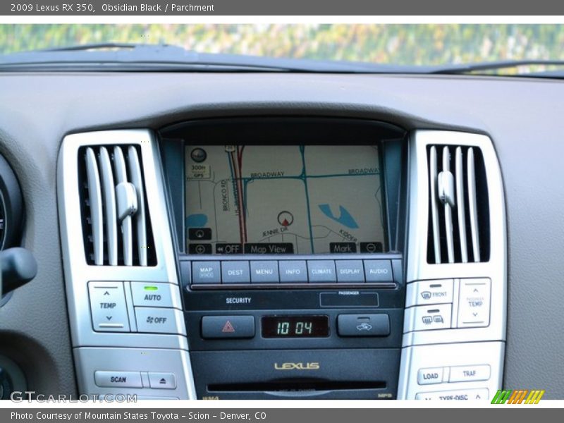 Obsidian Black / Parchment 2009 Lexus RX 350