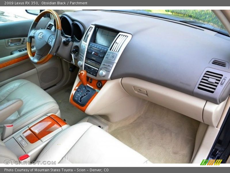 Obsidian Black / Parchment 2009 Lexus RX 350