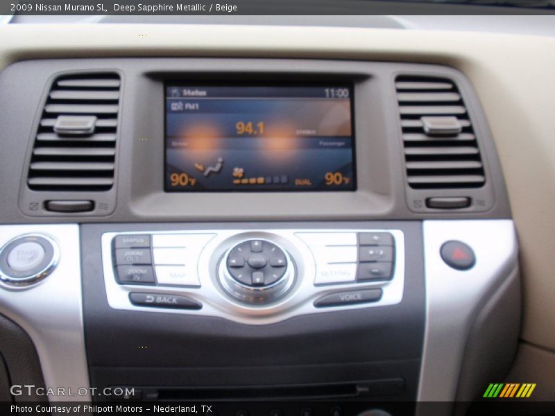 Deep Sapphire Metallic / Beige 2009 Nissan Murano SL